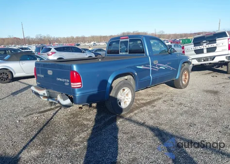 2004 Dodge Dakota из США, поврежденный, VIN 1D7FL16K54S679912
